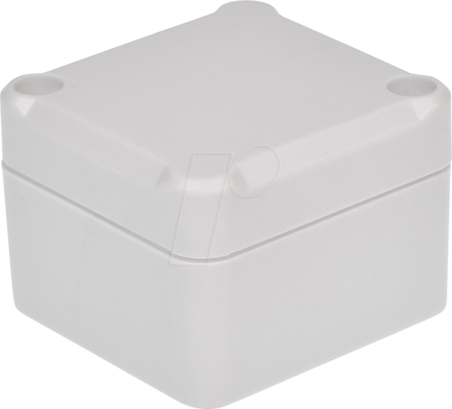 4U63060604017 - Industriegehäuse, 63 x 57 x 37 mm, IP65, lichtgrau