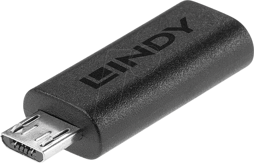 LINDY 41903 - Adapter USB 2.0 Micro-B Stecker > C Buchse