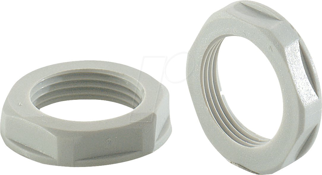 MGM 25 - Metrische Gegenmutter für MBF 25, M25, grau