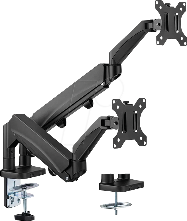 VALUE 17991183 - Monitor Halter, 2 Displays, 522 mm, Tischmontage
