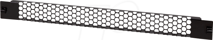 LOGILINK PN110B - 19'' Werkzeuglose Belüftungsblende, 1 HE, schwarz