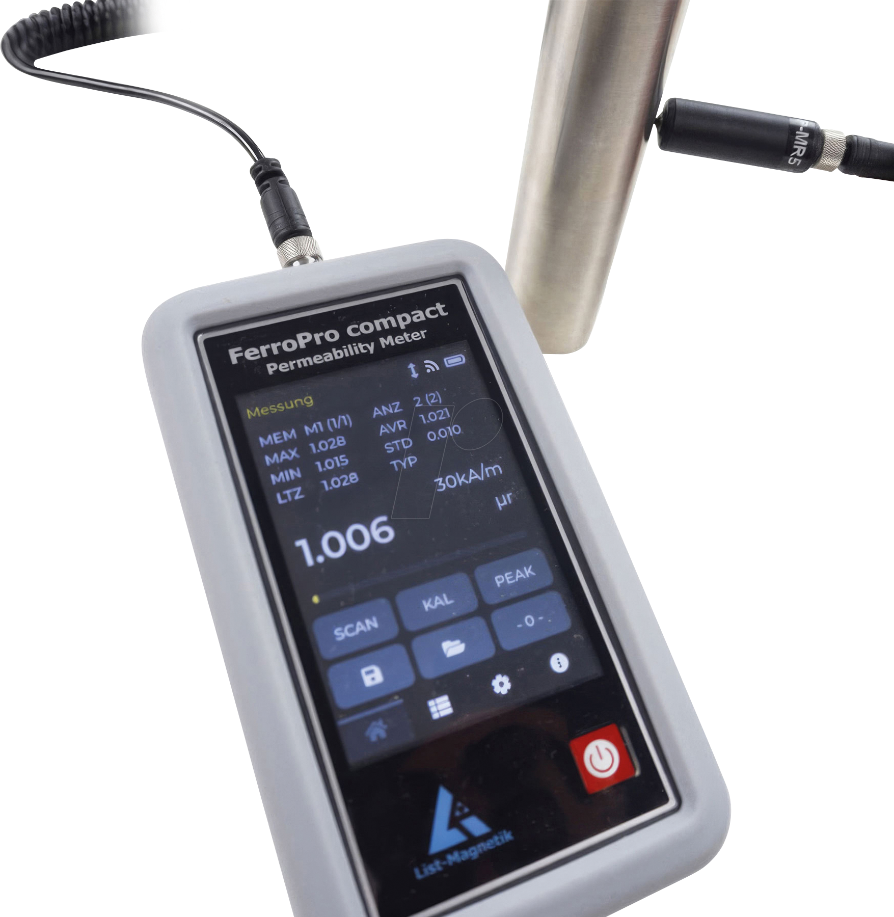 PCE LM-FERRO-PRO - Permeabilitätsmessgerät LM-FERRO-PRO