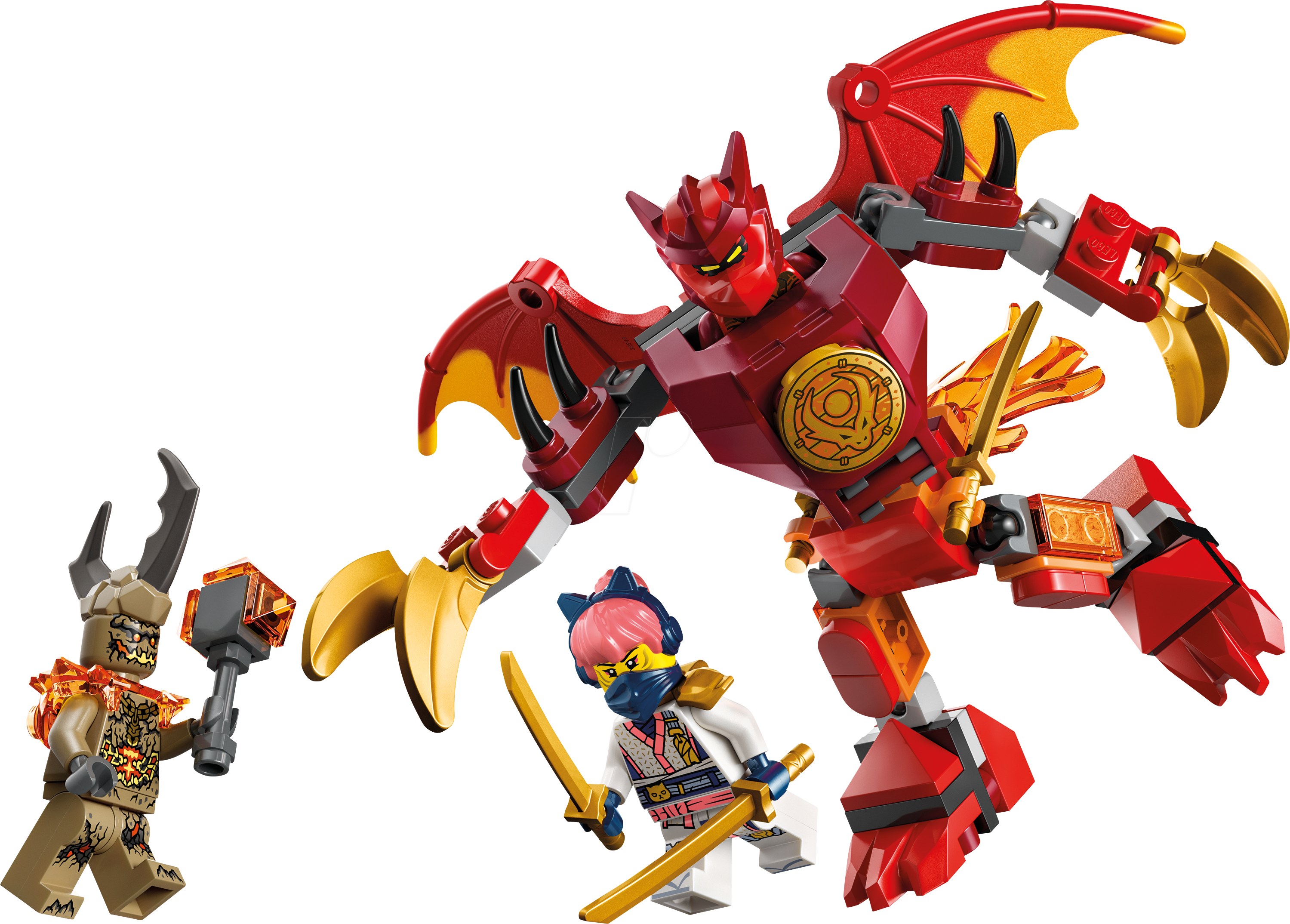 LEGO 71851 - LEGO® Ninjago® - Kais Drachen-Mech Battle Set