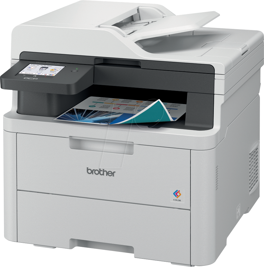 Thumbnail - BRO DCPL3560CDW - Laserdrucker, 3in1, color, LAN/WLAN, 26 S/min, Duplex, inkl. UHG