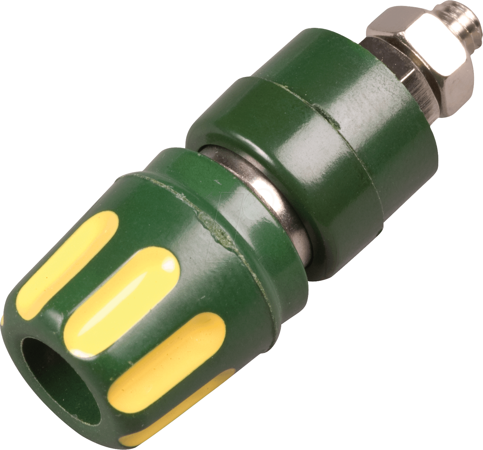 PKI 10A GG - Polklemme, 4 mm, grau, gelb-grün