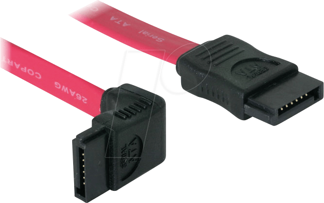DELOCK 84223 - Kabel SATA 50cm rot un/ge