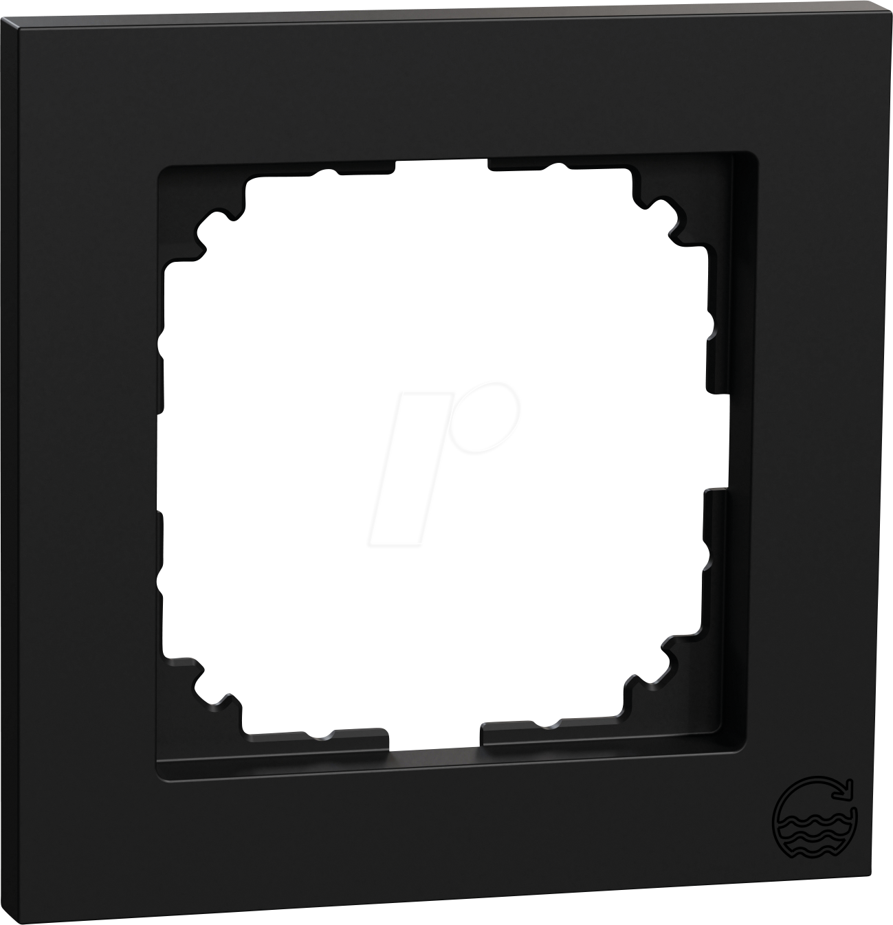 ME MEG4010-3603 - M-PURE Rahmen 1-fach Ocean Plastic schwarz