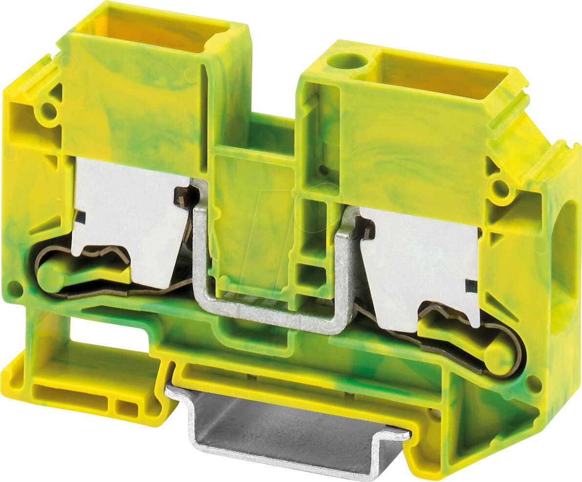 XTV 16 PE - Schutzleiterklemme XTV Push-X, 16 mm² - grün-gelb