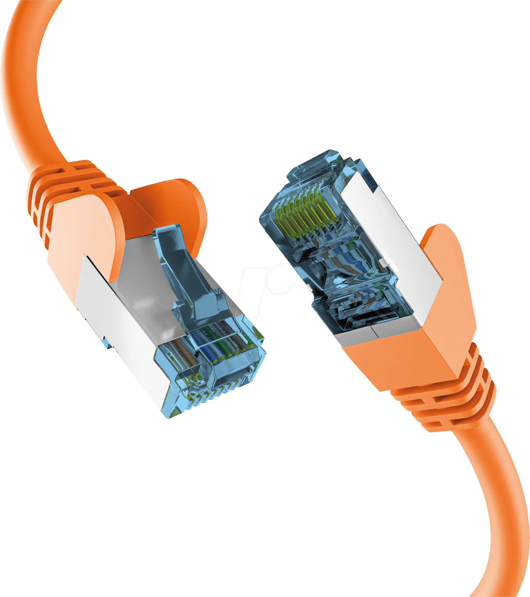 Thumbnail - EFB EC020200232 - Patchkabel, Cat.7 Rohkabel, S/FTP PiMF, 50 m, orange
