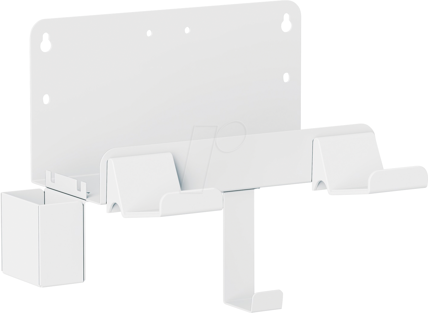 MYW HZ52WL - Wandhalter für Mediengeräte & Zubehör, bis 7 kg weiß