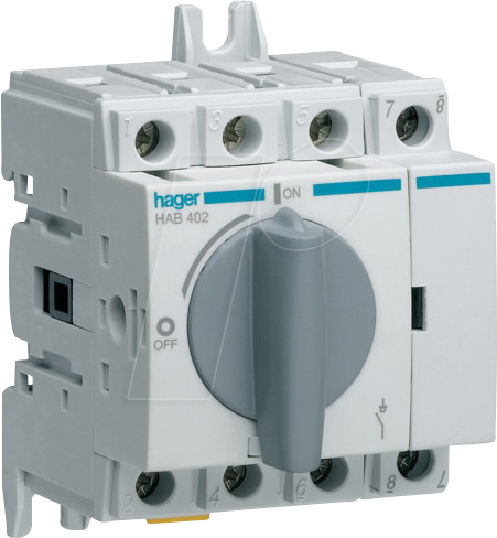 HAGER HAB402 - Lasttrennschalter 4polig 20A