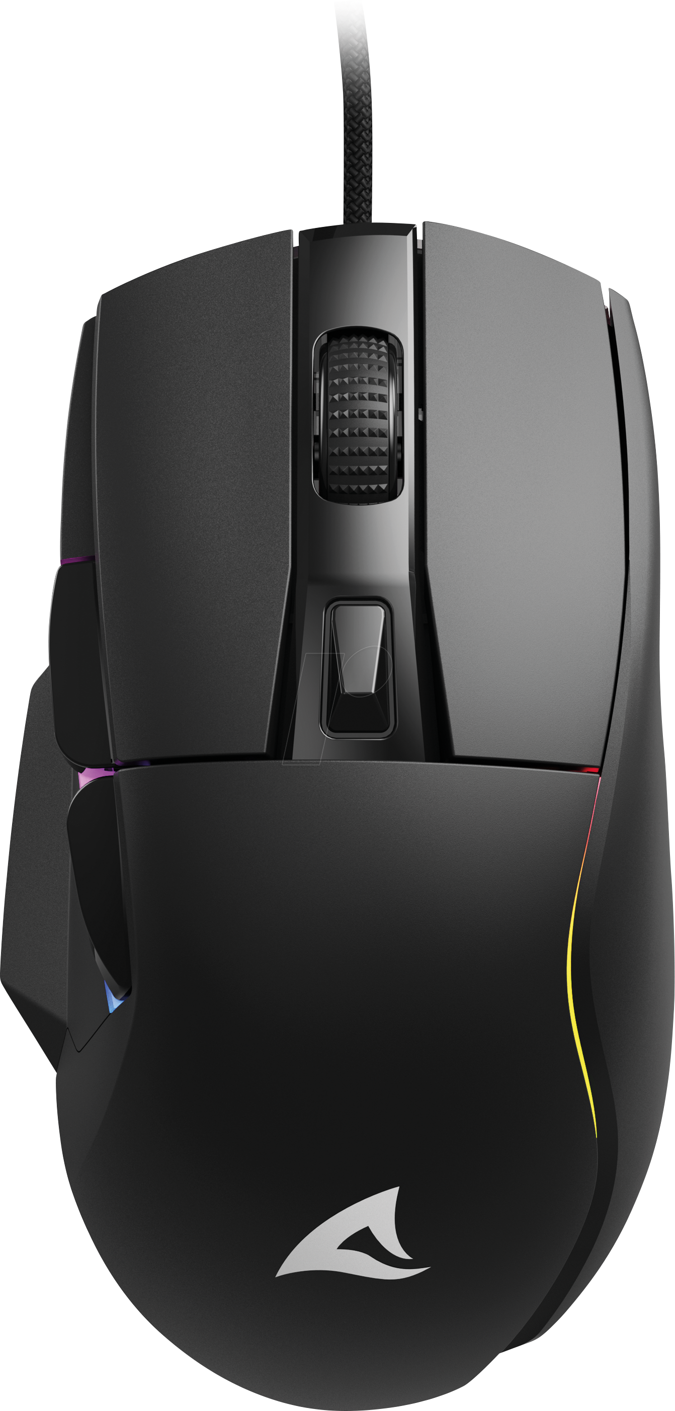 SHARK SGM35 SW - Gaming-Maus (Mouse), USB, RGB, schwarz