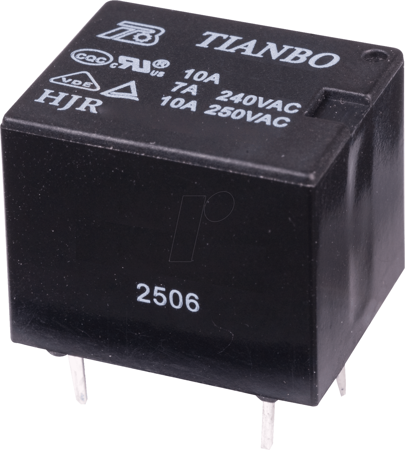 HJR3FF 12VDC SZ - 10A-Relais HJR-3FF 12VDC, 1 Wechsler, 7A