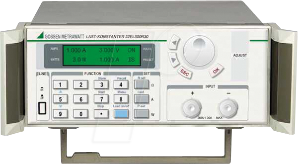 SSL 32EL 300R30 - Elektronische Last, SSL 32 EL, 300 W, 30A
