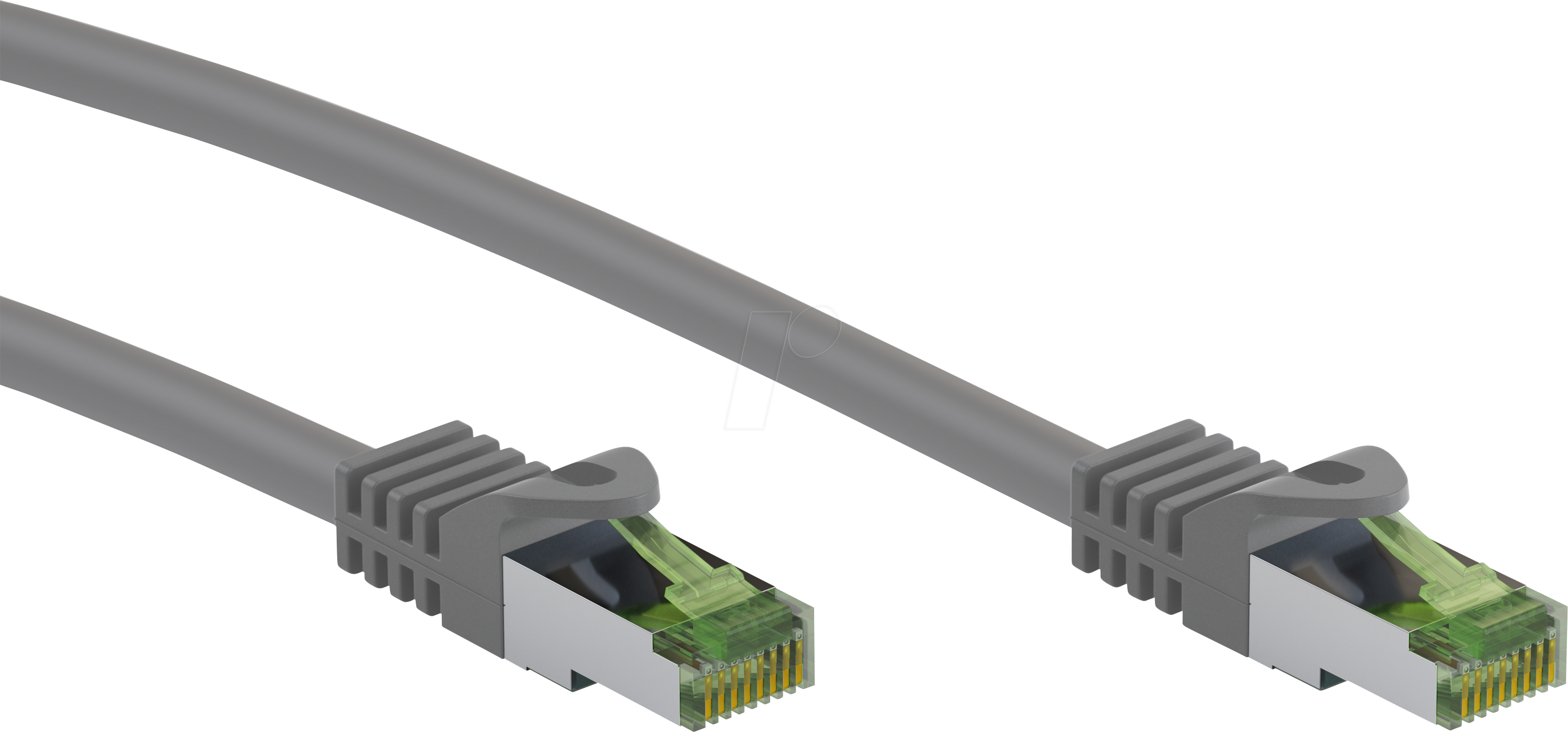 GOOBAY 61115 - Cat.8.1 Patchkabel, S/FTP (PiMF), CU, grau, 1 m