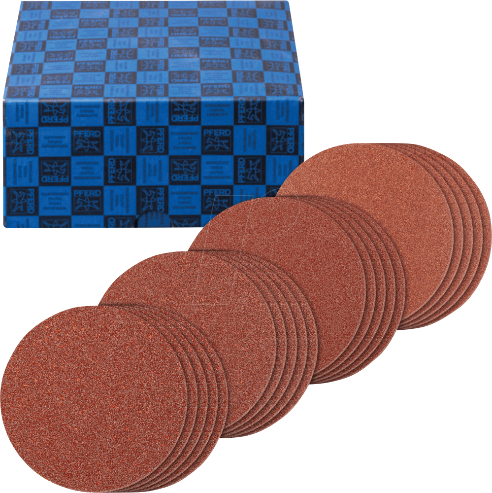 PFERD 42898001 - Klettronden-Set Korund 20-tlg. Ø 125 mm A40,60,80,120