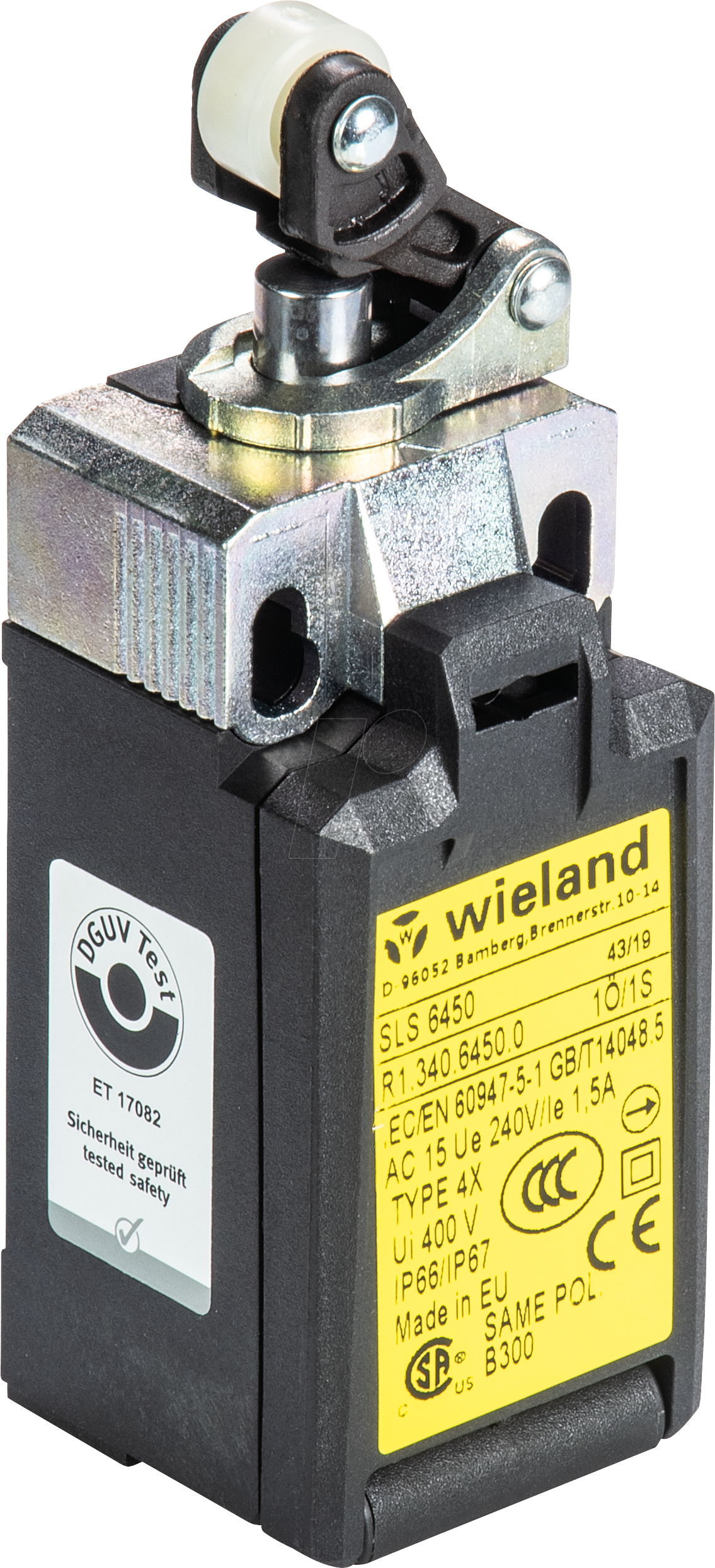 SLS 6550 - Sicherheitsschalter SLS 6550, 1 NC + 1 NO