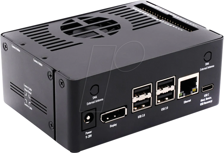 KKSB CASE JET DK - Gehäuse für Jetson Orin Nano DK, Stahl, schwarz