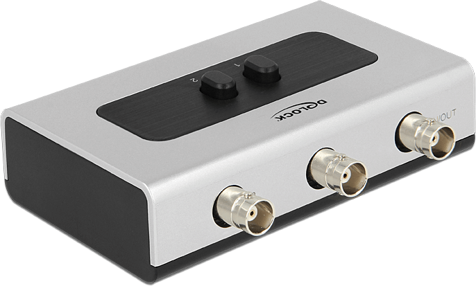 DELOCK 87669 - Switch 2-port BNC manuell bidirektional