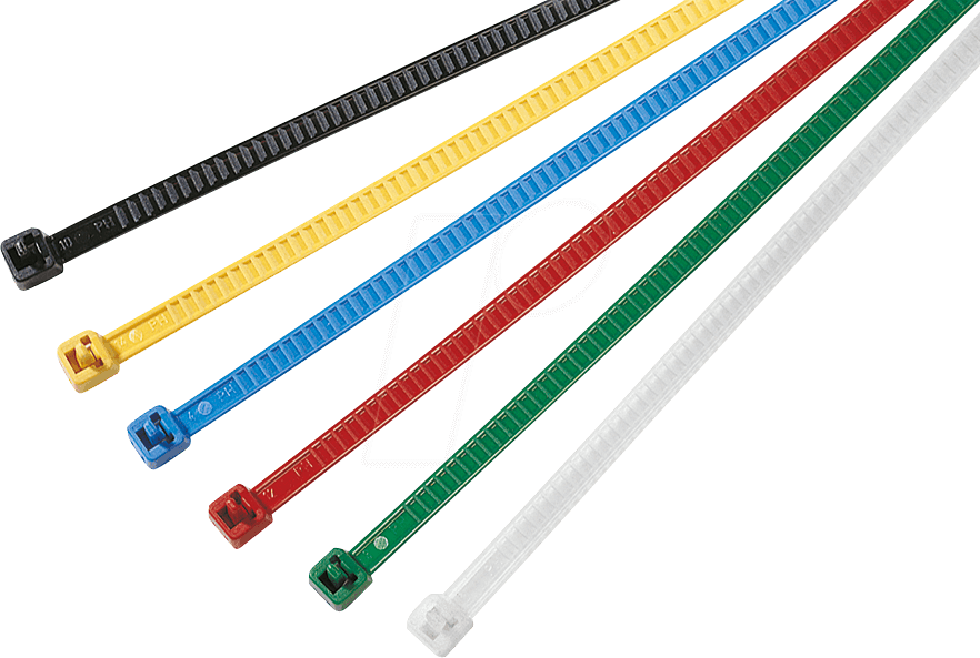 HT 115-00004 - Kabelbinder lösbar 196x4,8 mm, gelb