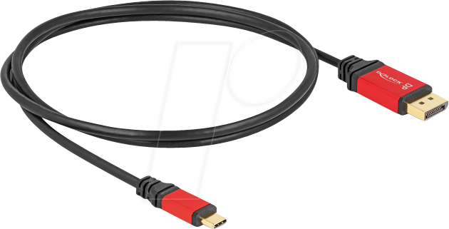 DELOCK 80092 - Adapterkabel USB C > DP, 8K@30Hz, 1.4, 1,0 m