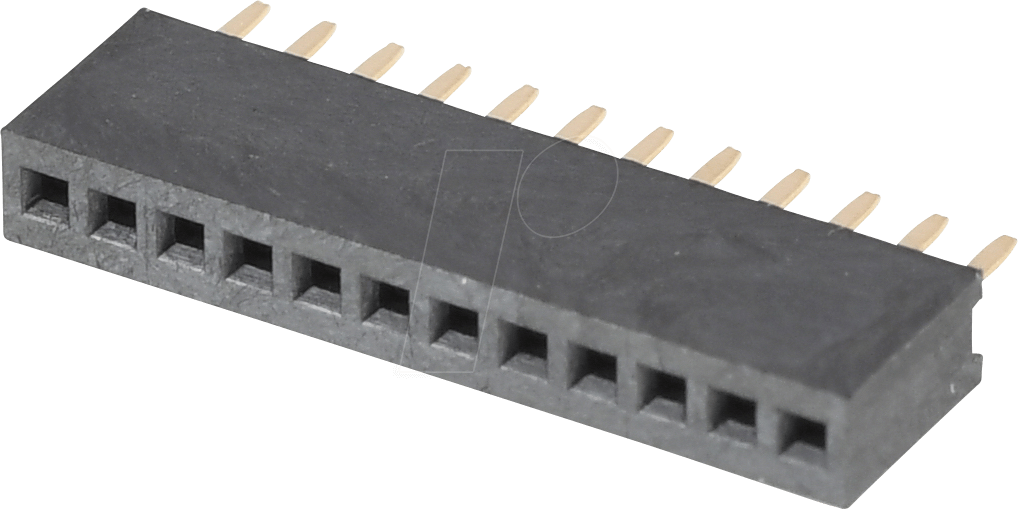 BKL 10120646 - Buchsenleiste 1,27mm 1x12 gerade