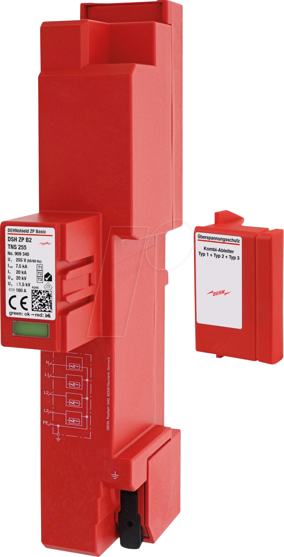 DSH ZP B2 TNS - Kombiableiter, TN-S (4+0 Schaltung)