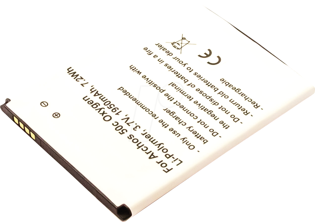 AKKU 30773 - Smartphone-Akku für Archos-Geräte, Li-Po, 1950 mAh