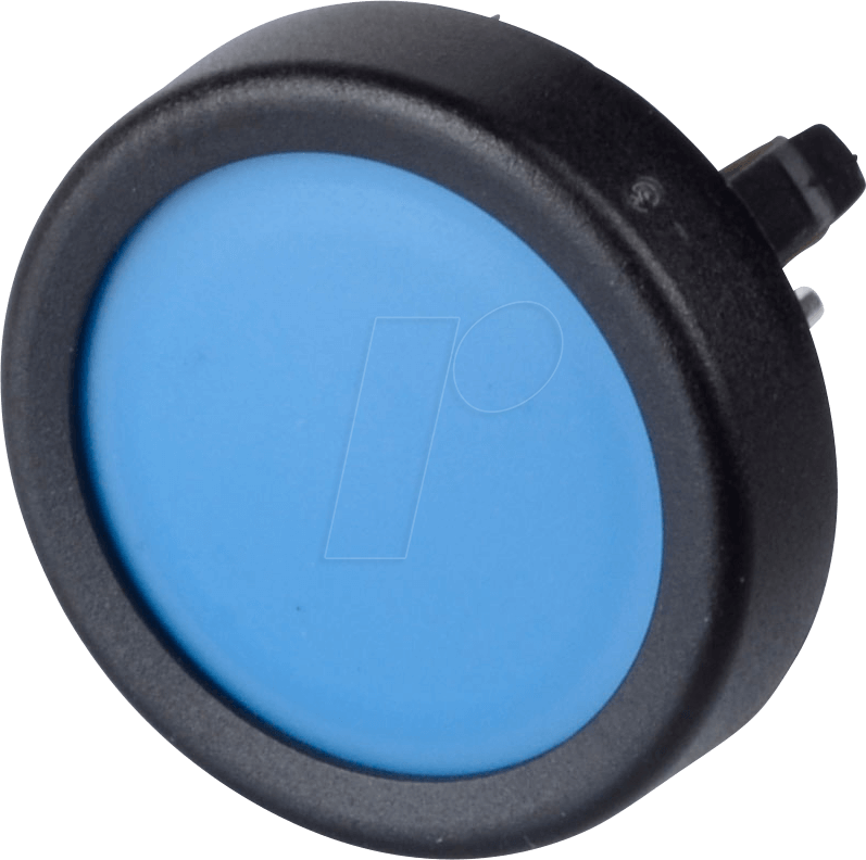 TASTER 1104 BL - Drucktaster, Frontmontage, 1x (Ein), rund, bl