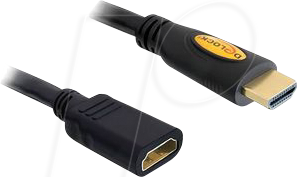 DELOCK 83080 - High Speed HDMI Verlängerungskabel mit Ethernet A Stecker/Buchse
