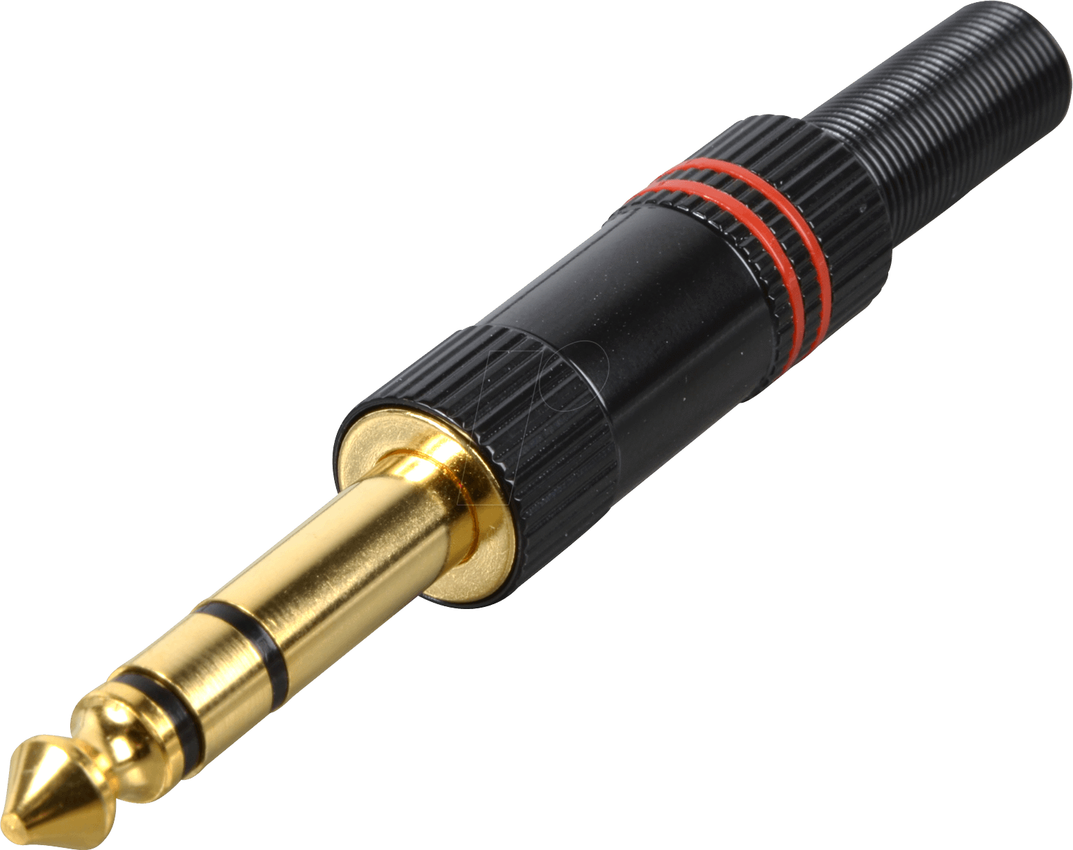 KS 63SGS-RT - Klinkenstecker, 6,3 mm, Stereo, 3-pol