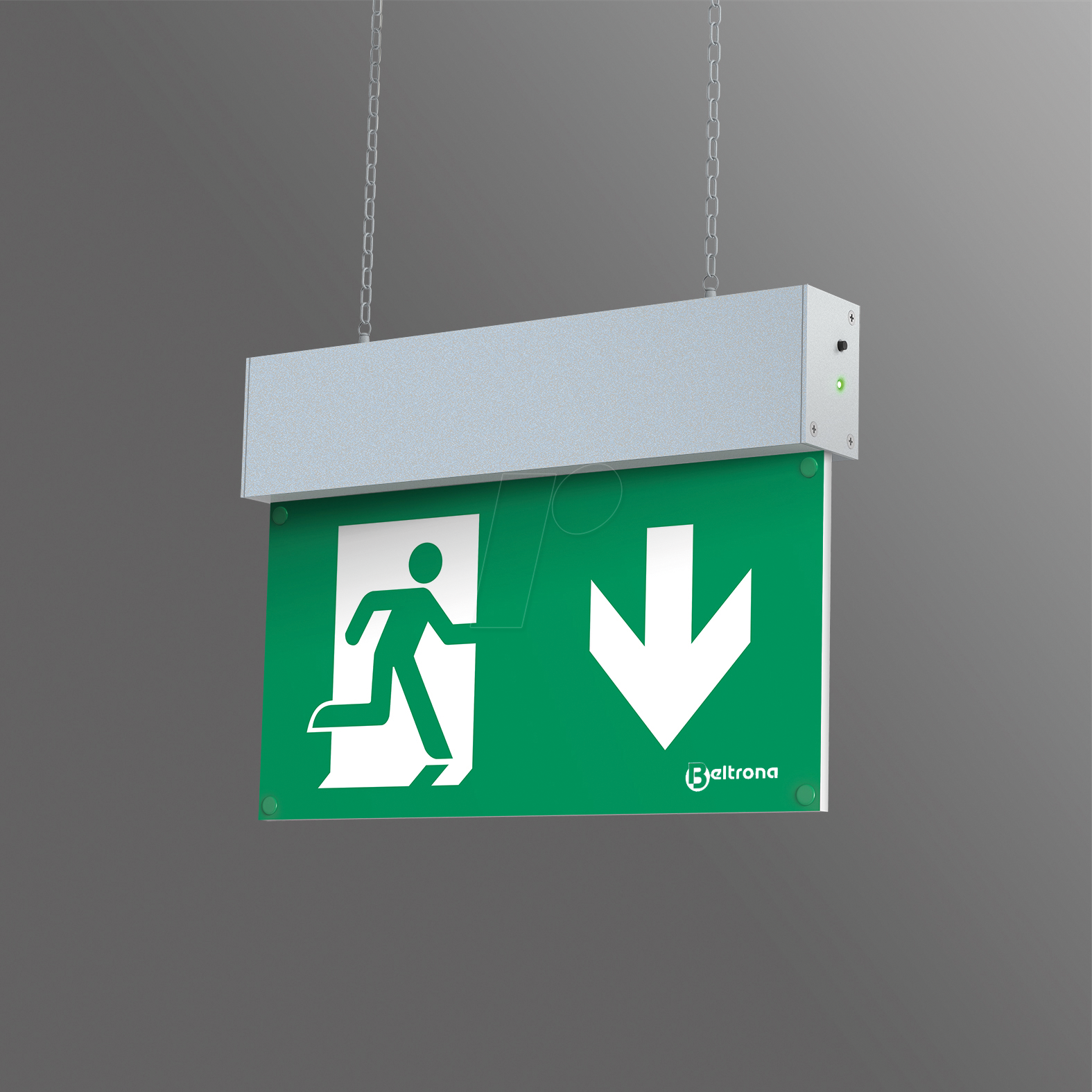 MEXM 82504 - LED-Fluchtweg-Leuchte, Notleuchte, Kettenmontage