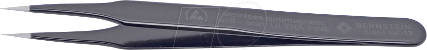 Thumbnail - BERN 5 051 UF 13 - SMD-Pinzette ULTRA FINE, gerade, sehr spitz, 120 mm, ESD