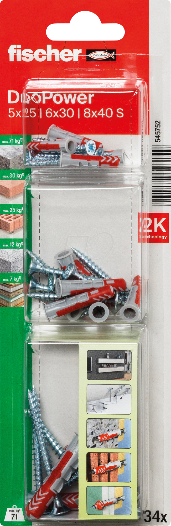 FD 545752 - DuoPower 5/6/8 S K, 17 Stück