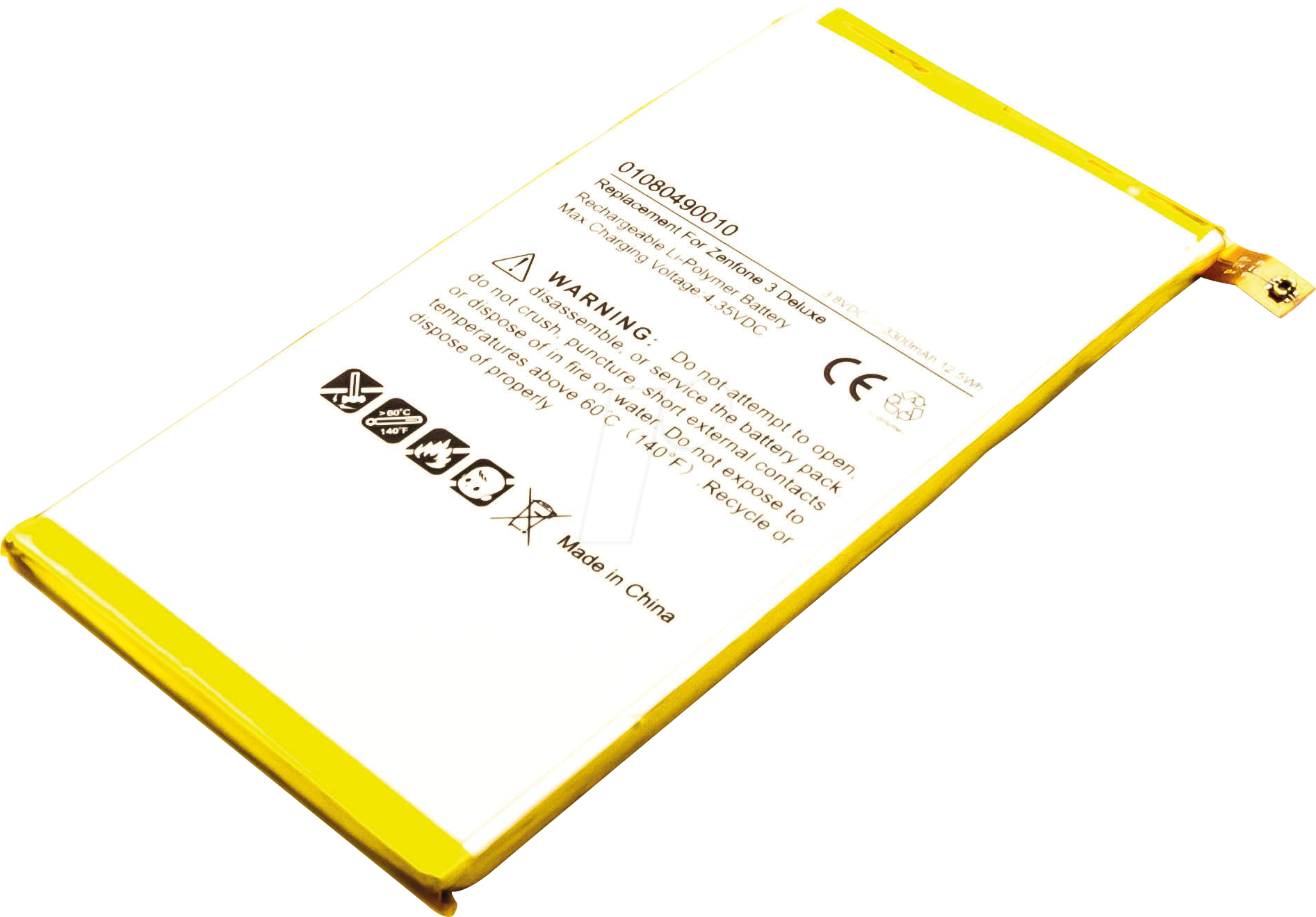 AKKU 30924 - Smartphone-Akku für ASUS-Geräte, Li-Po, 3300 mAh