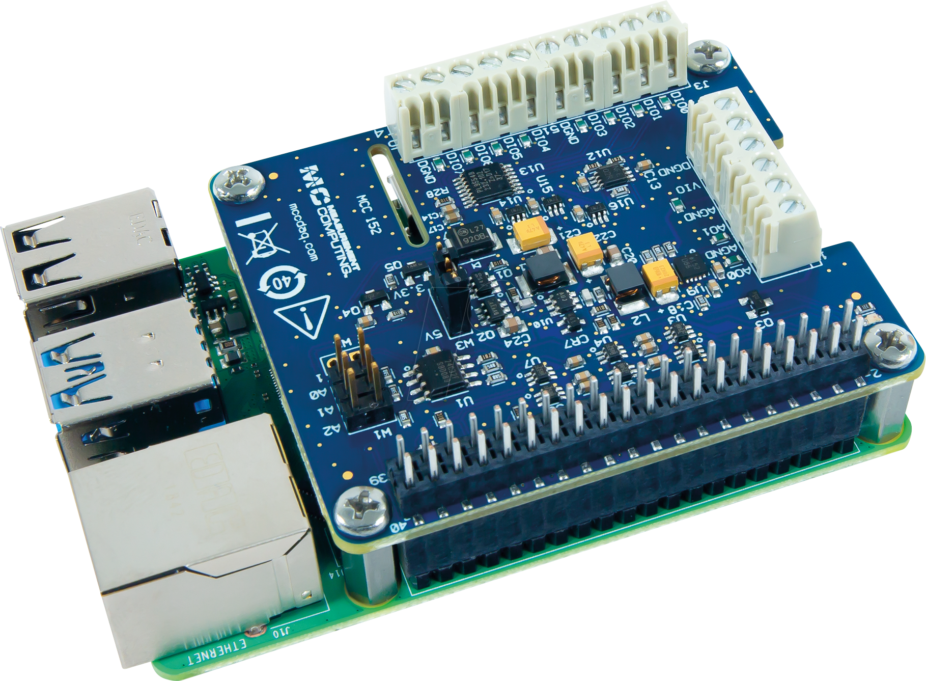 DIG 6069-410-003 - Raspberry Pi Shield - 12-Bit Spannungsausgabe, MCC152