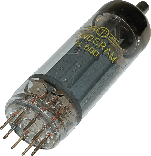 TUBE PL500 - Elektronenröhre, Leistungsröhre, Magnoval, 9-pol, 300 mA