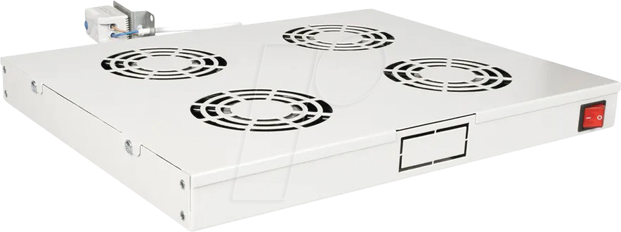 Thumbnail - ROLINE 26210107 - 19'' Dachlüftereinheit, 4 Lüfter, grau