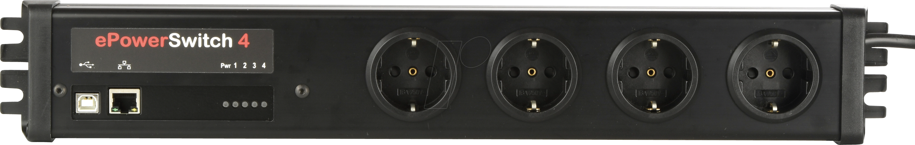 NEOL EPS-4-D - PDU, 4x Schutzkontakt