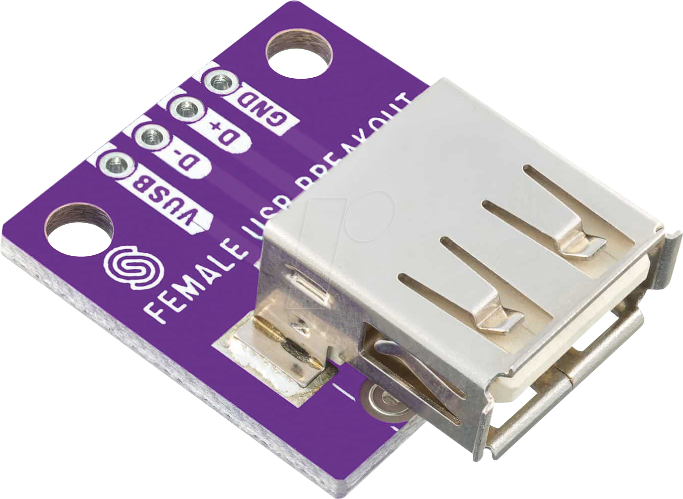 DEBO USB-A F - Entwicklerboards - USB Typ-A Adapterboard, Buchse