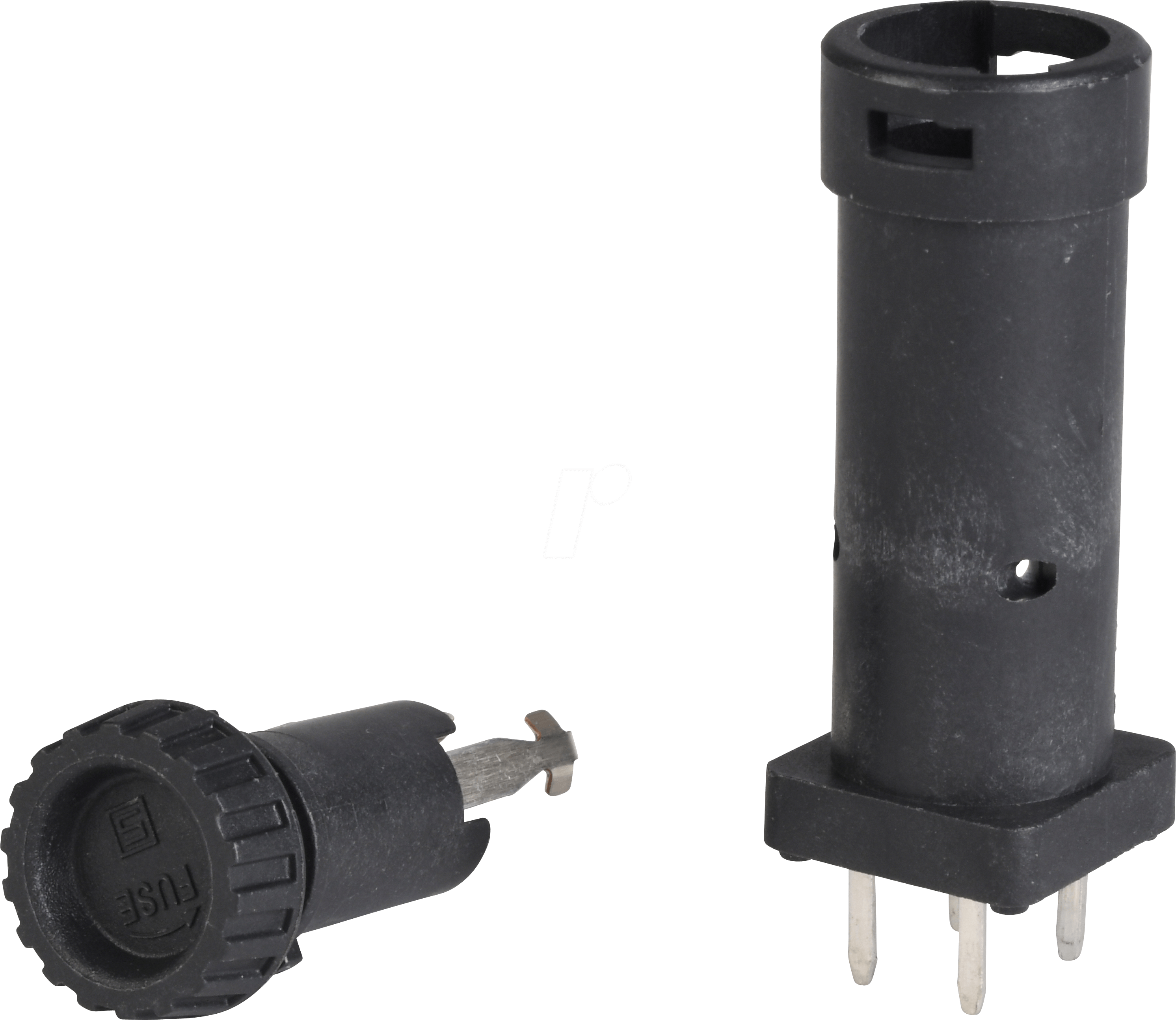 SCH 31010045 - Sicherungshalter für 5 x 20 mm, 250 V, 10 A, schwarz