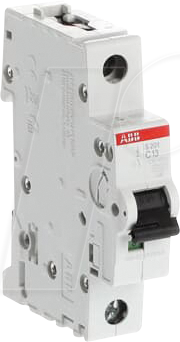 ABB S201-C13 - Leitungsschutzschalter, Char. C, 13 A, 1 polig