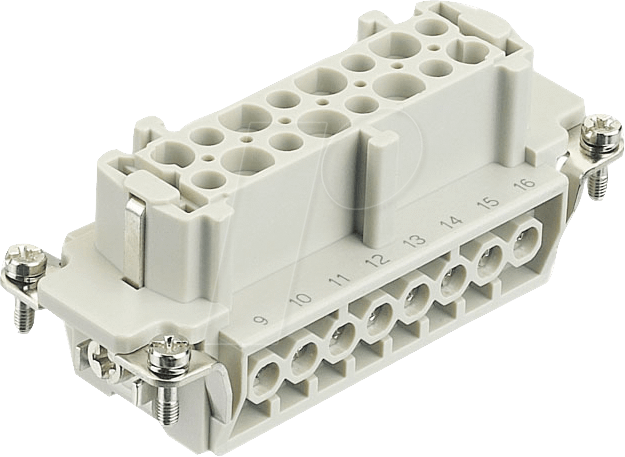 HAN 006-2701 - 6-poliger Buchseneinsatz von HARTING