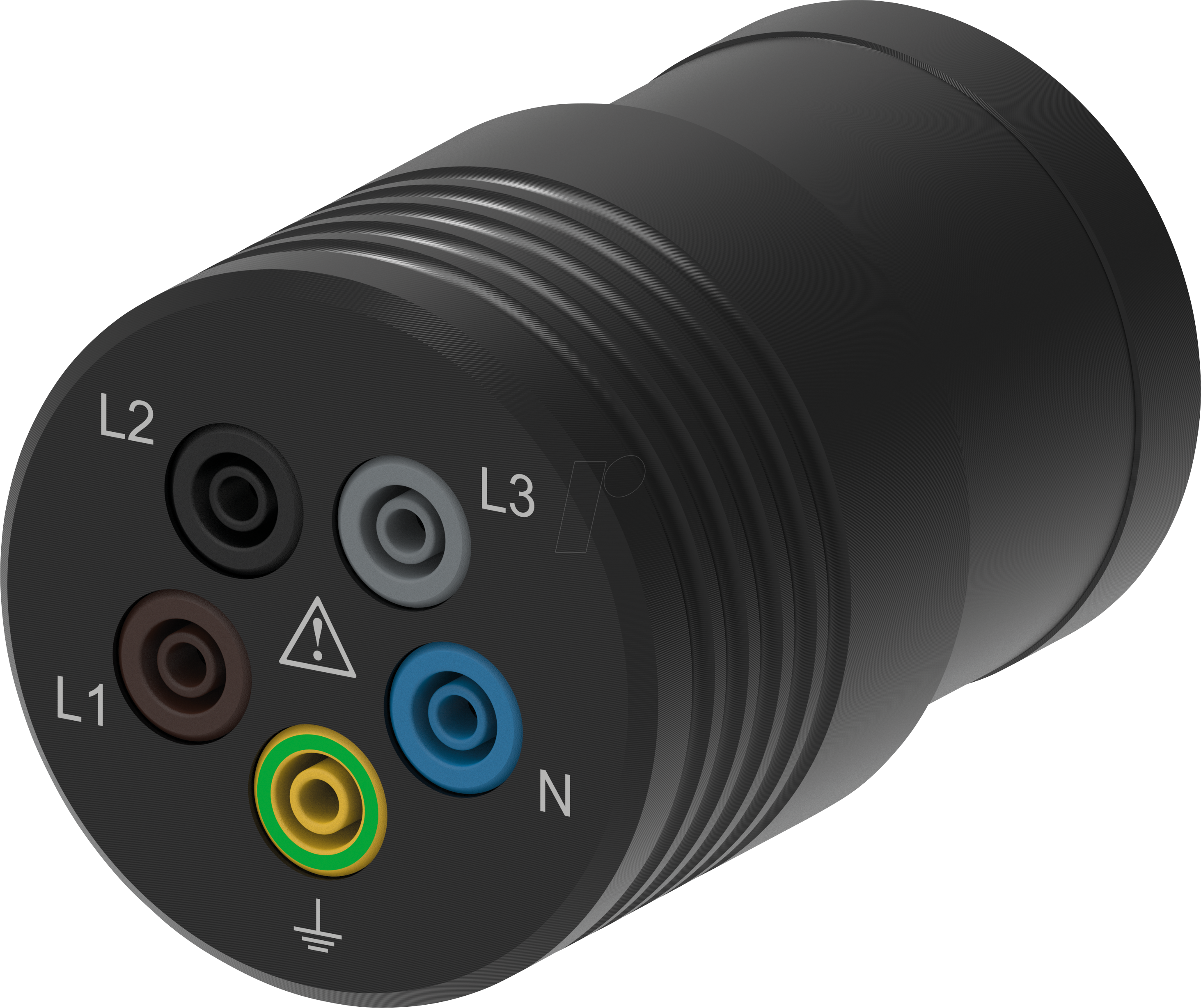 PJP ADA TETRA32 - CEE-Messadapter 32 A, 4 mm Buchsen