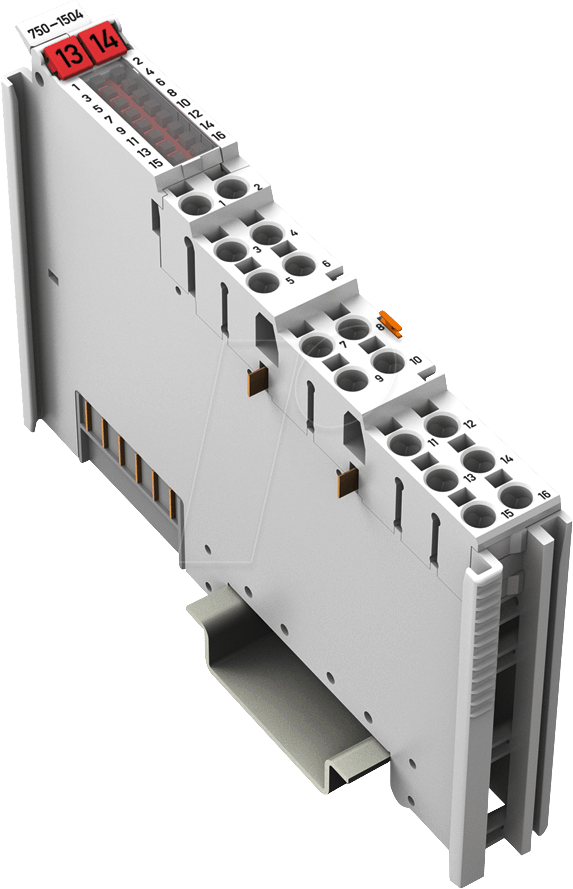 WAGO 750-1504 - 16-Kanal Digital Ausgangsklemme DC 24 V pos.