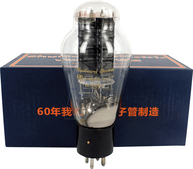 TUBE WE300B - Elektronenröhre, direkt geheizte Triode, 4-pol, 5 V