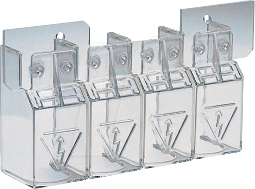 HAGER HZC214 - Klemmenabdeckungen, 4polig