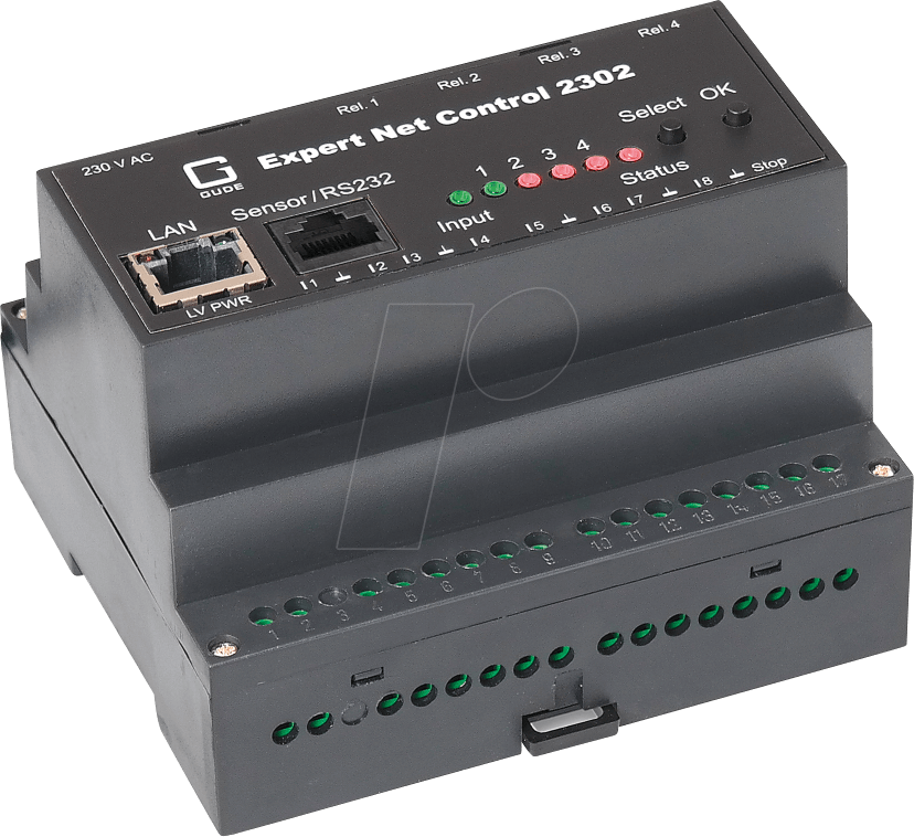 GUDE 2302-1 - Remote I/O, Hutschiene