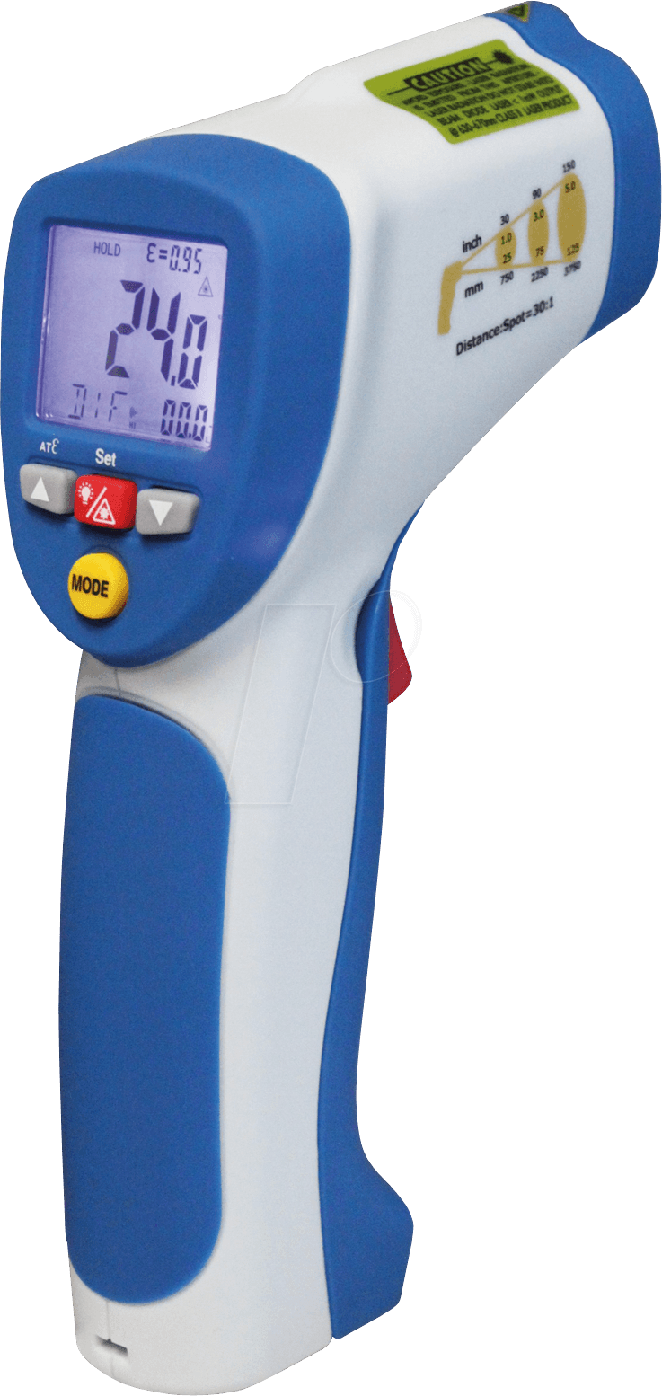 PEAKTECH 4950 - Infrarot-Thermometer mit Laserpointer, -50 bis +850°C