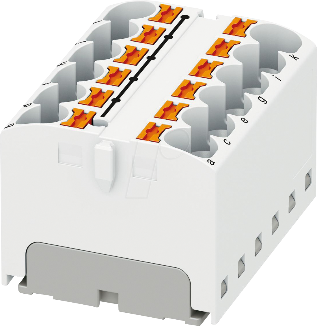 PHOE 3273824 - Verteilerblock PTFIX, 12X4, weiß